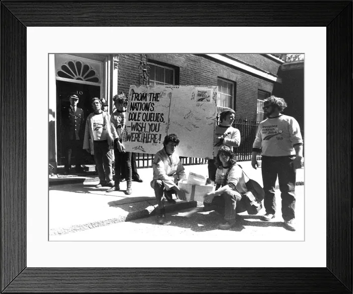 Framed Print : Peoples March for Jobs 1983 Framed Print : Peoples March for Jobs 1983
