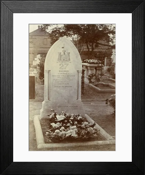 Framed Print : Grave of Charles James Brenan Framed Print : Grave of Charles James Brenan