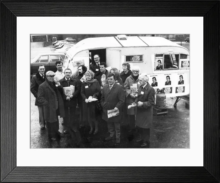Framed Print : Sammy Barr, Communist candidate 1978 Framed Print : Sammy Barr, Communist candidate 1978