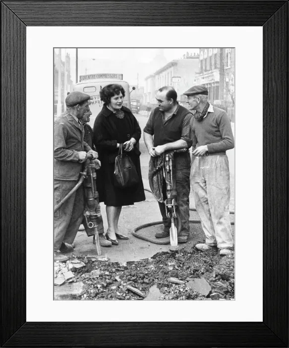 Framed Print : Communist party candidate campaigning Framed Print : Communist party candidate campaigning