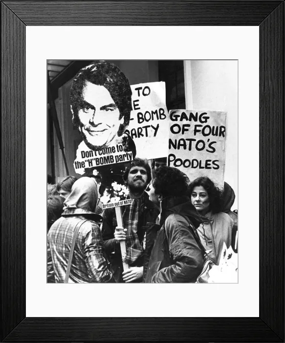 Framed Print : C. N. D. Demonstrators Framed Print : C. N. D. Demonstrators