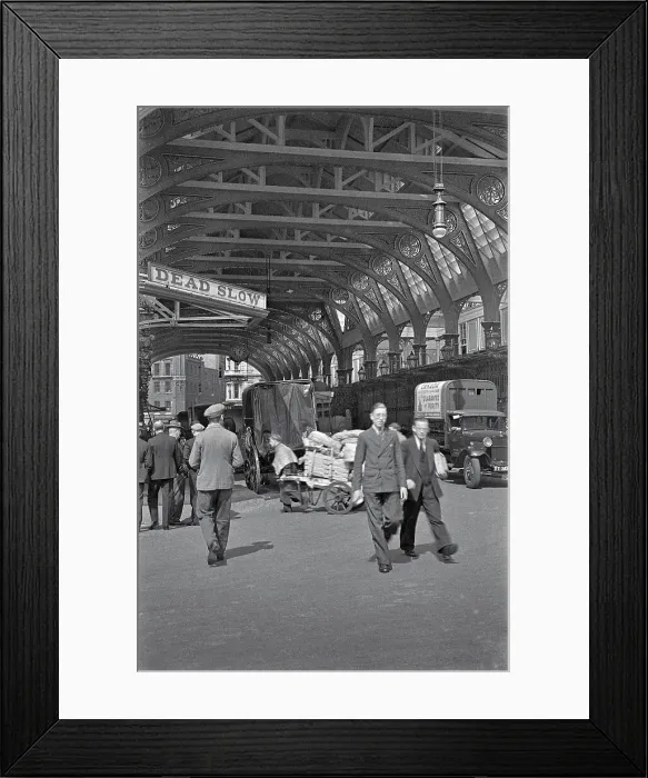 Framed Print : Busy scene at a railway station Framed Print : Busy scene at a railway station