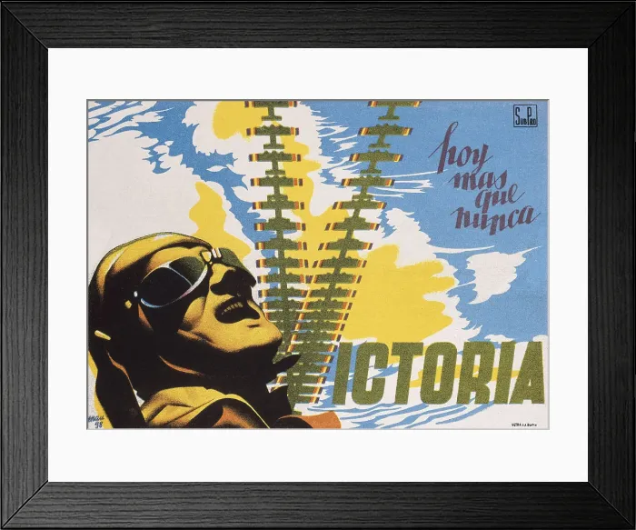 Framed Print : Spanish Civil War (1936-1939). Hoy mas que nunca Framed Print : Spanish Civil War (1936-1939). Hoy mas que nunca