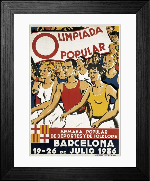 Framed Print : Spanish Civil War (1936-1939). Poster of Framed Print : Spanish Civil War (1936-1939). Poster of