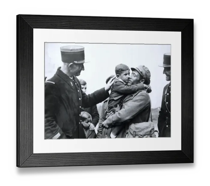 Framed Print : Spain. Civil War. Republican soldier, with his Framed Print : Spain. Civil War. Republican soldier, with his