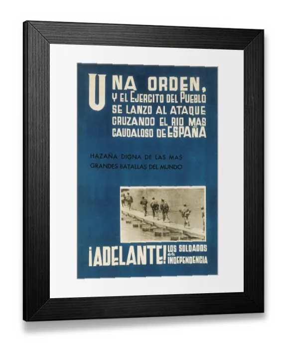 Framed Print : Spanish Civil War (1936-1939). Battle of Ebro Framed Print : Spanish Civil War (1936-1939). Battle of Ebro