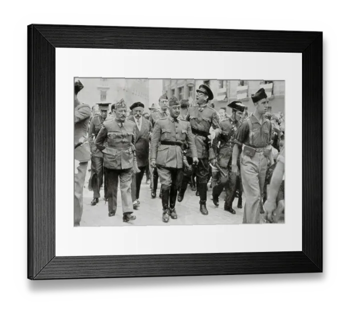 Framed Print : Spain. Civil War. General Francisco Francisco Framed Print : Spain. Civil War. General Francisco Francisco