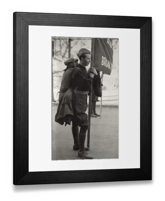 Framed Print : Spanish Civil War. International Brigades. Arrival Framed Print : Spanish Civil War. International Brigades. Arrival