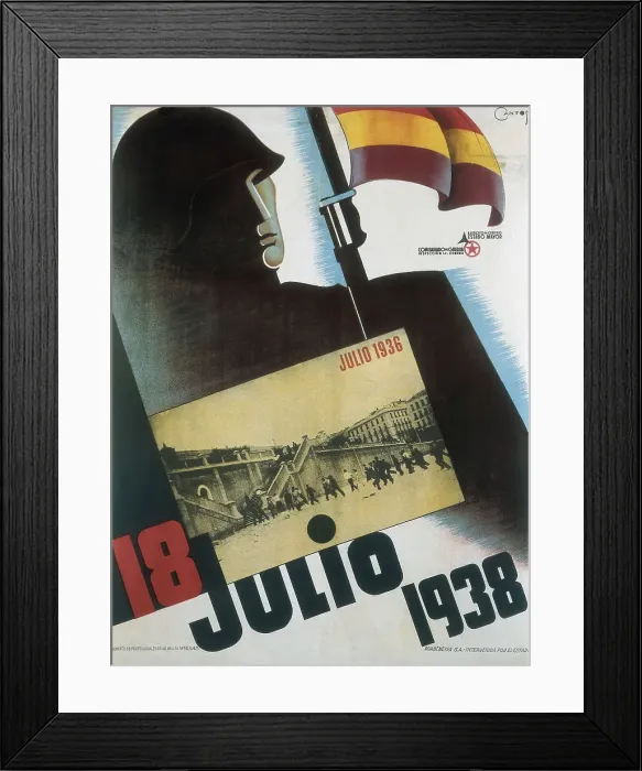 Framed Print : Spanish Civil War (1936-1939). 18 de julio 1938 Framed Print : Spanish Civil War (1936-1939). 18 de julio 1938