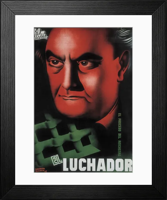 Framed Print : Spanish Civil War (1936-1939). El Luchador