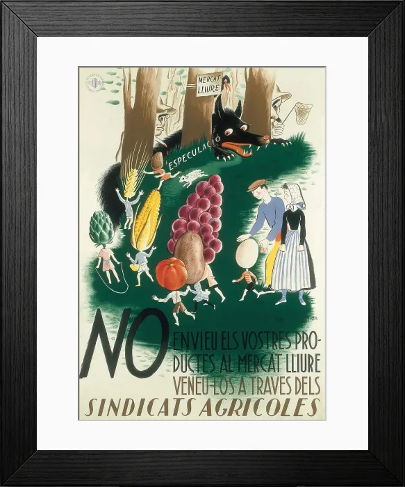Framed Print : Spanish Civil War (1936-1939). No envieu els Framed Print : Spanish Civil War (1936-1939). No envieu els
