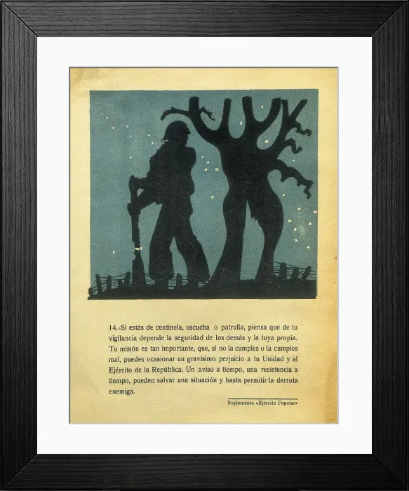 Framed Print : Spanish civil War (1936-1939). Supplement of Framed Print : Spanish civil War (1936-1939). Supplement of