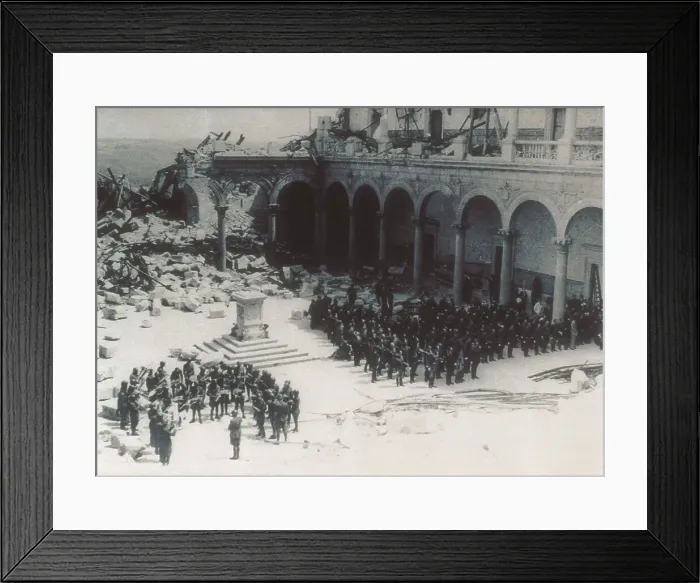 Framed Print : Spain Toledo Alcazar Castle Spanish Civil War Framed Print : Spain Toledo Alcazar Castle Spanish Civil War