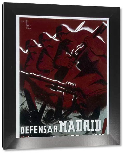 Spanish Civil War (1936-1939). Defensar Madrid