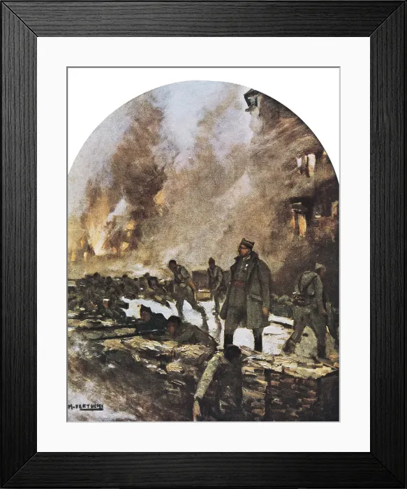Framed Print : Spanish Civil War (1936-1939). Siege of Oviedo Framed Print : Spanish Civil War (1936-1939). Siege of Oviedo