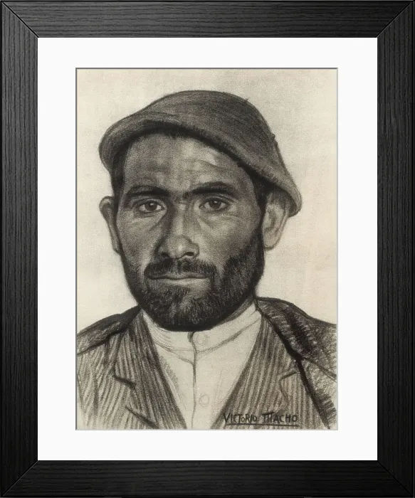 Framed Print : Spanish Civil War (1936-1939). Spanish farmer Framed Print : Spanish Civil War (1936-1939). Spanish farmer