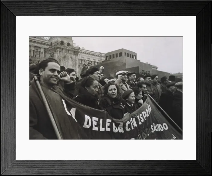 Framed Print : Spain. Civil War (1936-1939). Spanish Delagation Framed Print : Spain. Civil War (1936-1939). Spanish Delagation