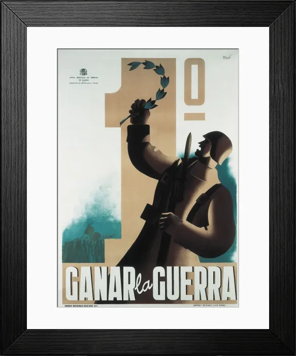 Framed Print : Spanish Civil War (1936-1939). Ganar la guerra Framed Print : Spanish Civil War (1936-1939). Ganar la guerra