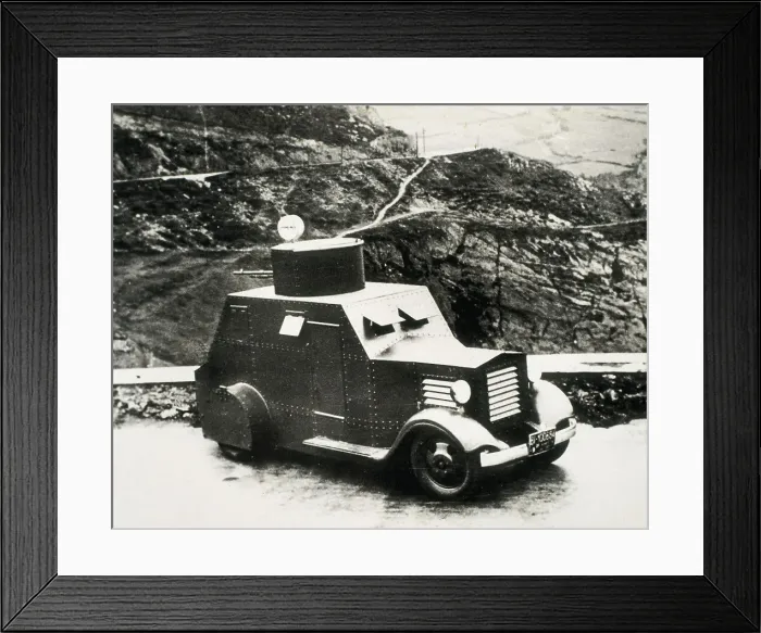 Framed Print : Spanish Civil War (1936-1939). Armored vehicle Framed Print : Spanish Civil War (1936-1939). Armored vehicle