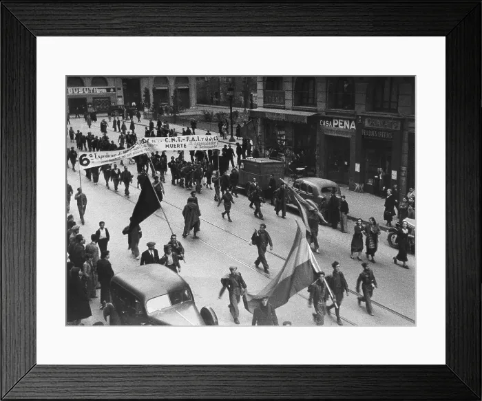 Framed Print : Spain. Civil War. Barcelona (April 27, 1938) Framed Print : Spain. Civil War. Barcelona (April 27, 1938)