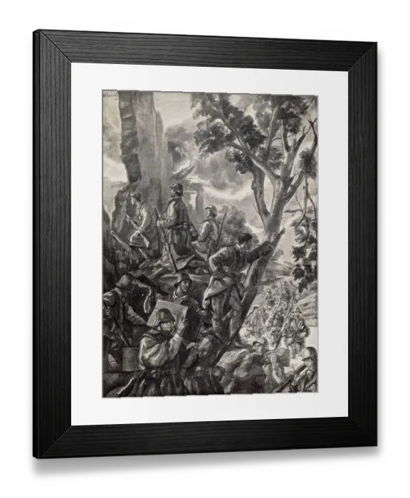 Framed Print : Spanish Civil War (1936-1939). Reconquest of Framed Print : Spanish Civil War (1936-1939). Reconquest of