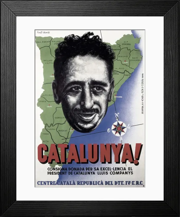 Framed Print : Spain (20th c. ). Civil War. Catalunya! (Catalonia!) Framed Print : Spain (20th c. ). Civil War. Catalunya! (Catalonia!)