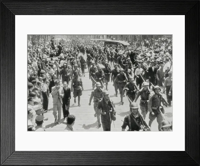 Framed Print : SPAIN. Barcelona. Spanish Civil War (1936-1939) Framed Print : SPAIN. Barcelona. Spanish Civil War (1936-1939)