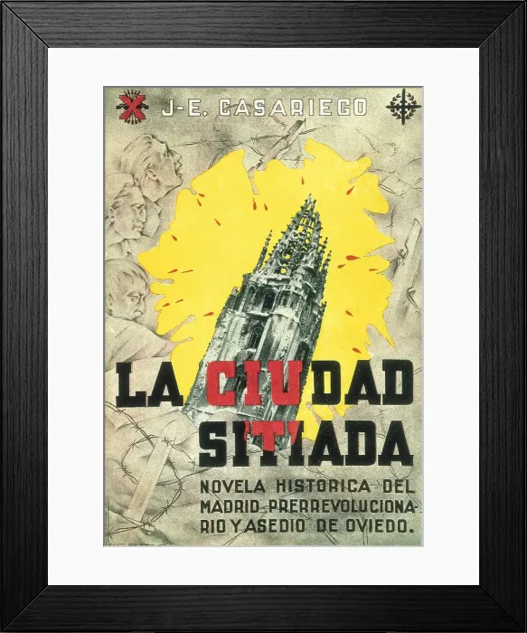 Framed Print : Spanish Civil War (1936-1939). La ciudad sitiada Framed Print : Spanish Civil War (1936-1939). La ciudad sitiada