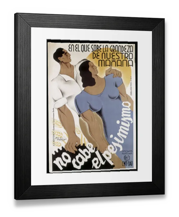 Framed Print : Spanish Civil War (1936-1939). En el que sabe Framed Print : Spanish Civil War (1936-1939). En el que sabe
