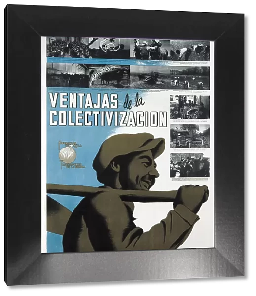 Spain. Civil War (1936-1939). Poster Ventajas
