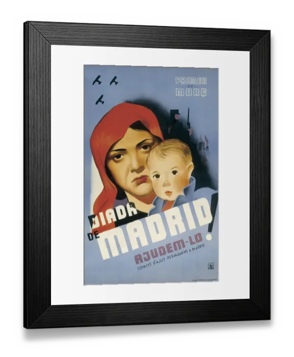 Framed Print : Spanish Civil War (1936-1939). Primer de marc Framed Print : Spanish Civil War (1936-1939). Primer de marc