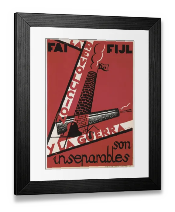 Framed Print : Spanish Civil War (1936-1939). La Revolucion Framed Print : Spanish Civil War (1936-1939). La Revolucion