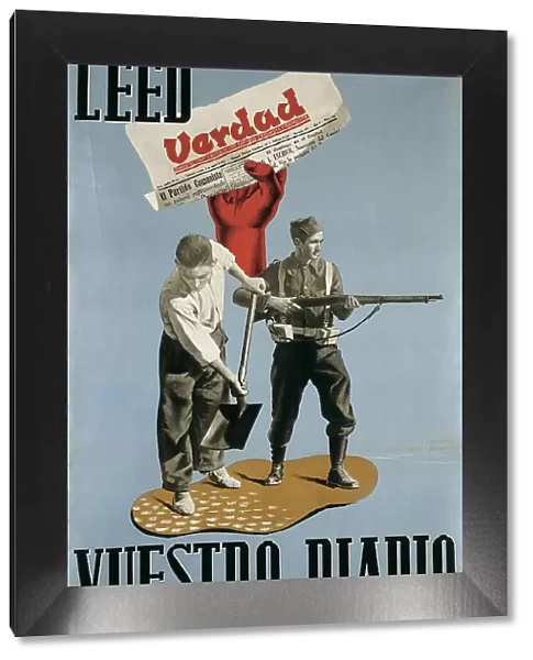 Spanish Civil War (1936-1939). Leed Verdad