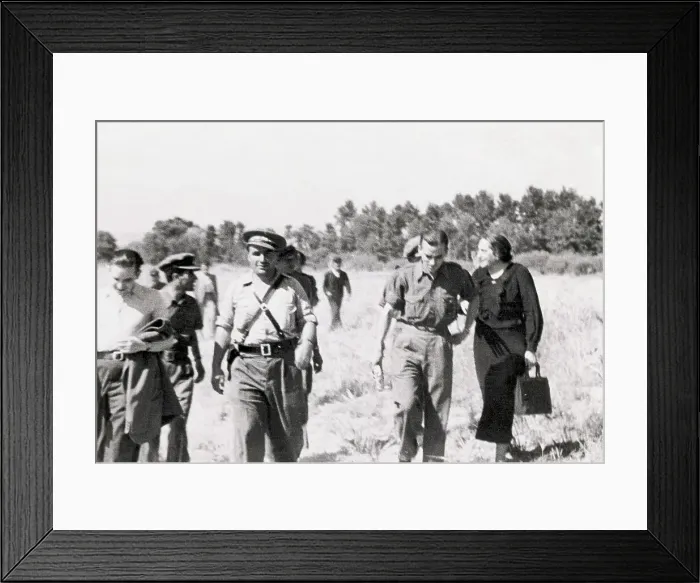 Framed Print : Spanish Civil War (1936-1939). Front of the Cetral Framed Print : Spanish Civil War (1936-1939). Front of the Cetral