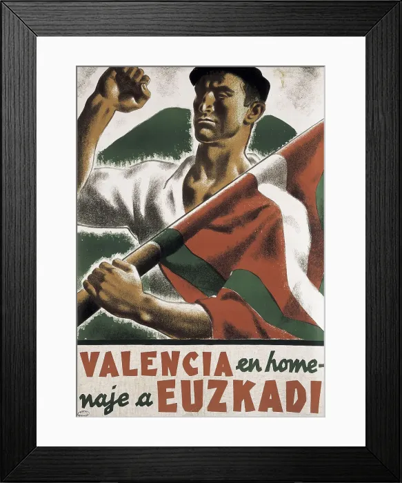 Framed Print : Spanish Civil War (1936-1939). Valencia en homenaje Framed Print : Spanish Civil War (1936-1939). Valencia en homenaje