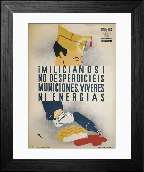 Framed Print : Spanish Civil War (1936-1939). Milicianos! Framed Print : Spanish Civil War (1936-1939). Milicianos!
