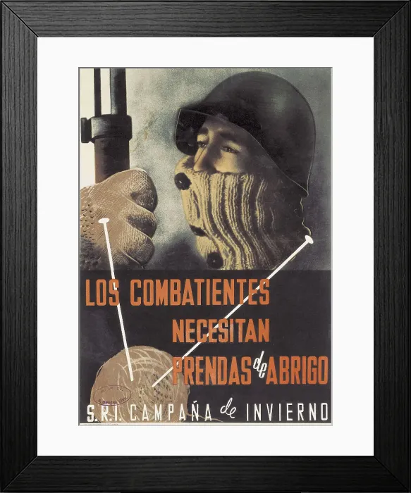 Framed Print : Spanish Civil War (1936-1939). Los combatientes Framed Print : Spanish Civil War (1936-1939). Los combatientes