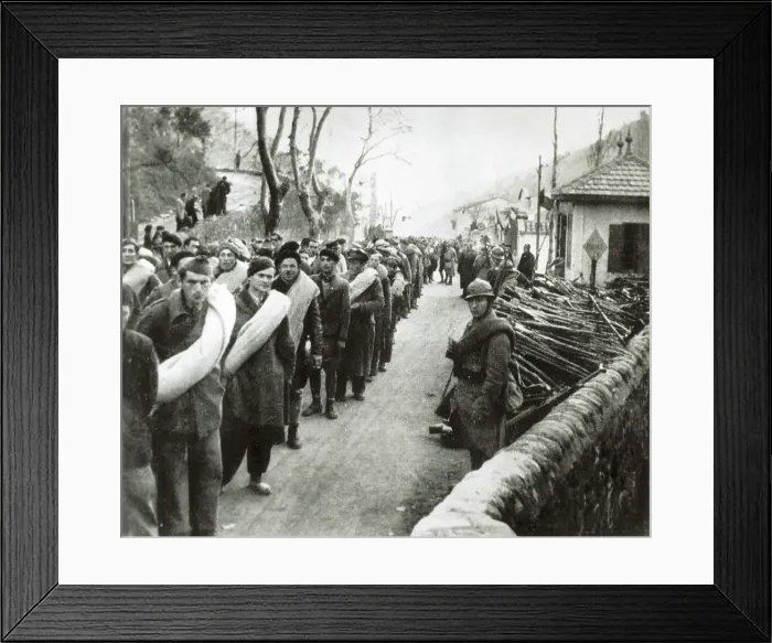 Framed Print : FRANCE. LANGUEDOC-ROUSSILLON. Le Perthus. Spain Framed Print : FRANCE. LANGUEDOC-ROUSSILLON. Le Perthus. Spain
