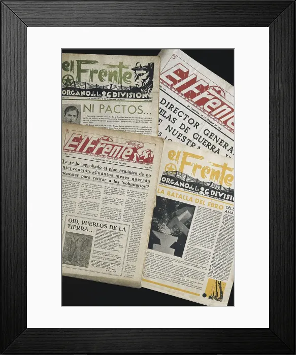 Framed Print : Spanish Civil War (1936-1939). El Frente (The) Framed Print : Spanish Civil War (1936-1939). El Frente (The)