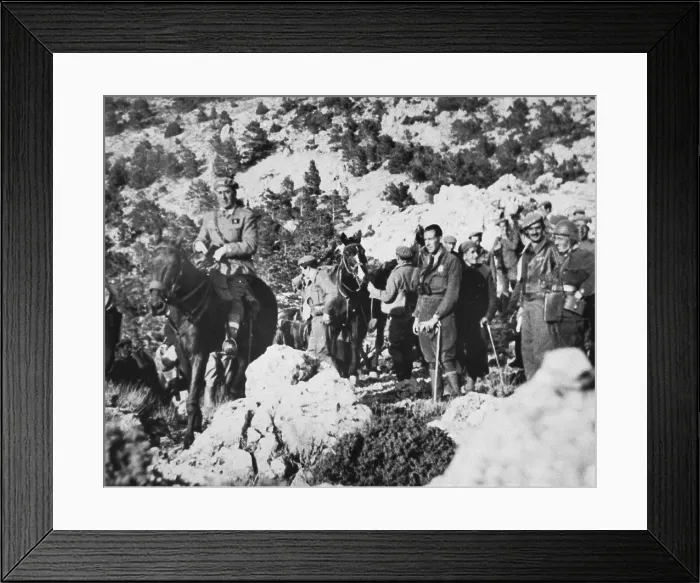 Framed Print : Spanish Civil War (1936-1939). Carlist requetes