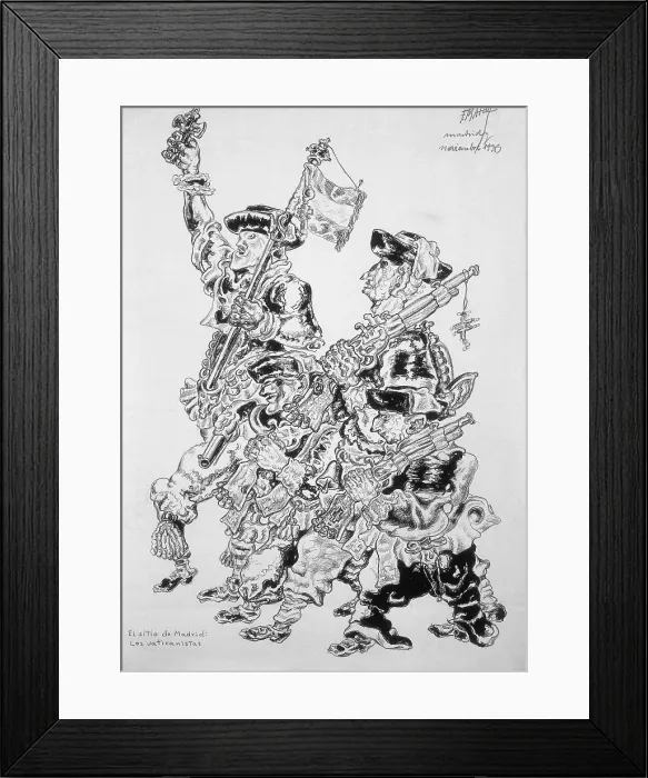 Framed Print : Spanish Civil War (1936-1939). The Siege of Framed Print : Spanish Civil War (1936-1939). The Siege of
