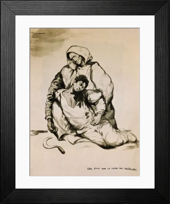 Framed Print : Spanish Civil War (1936-1939). Este dolor no Framed Print : Spanish Civil War (1936-1939). Este dolor no