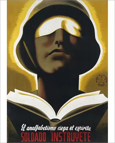 Spanish Civil War (1936-1939). El analfabetismo
