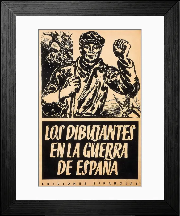 Framed Print : Spanish Civil War (1936-1939). Los Dibujantes Framed Print : Spanish Civil War (1936-1939). Los Dibujantes