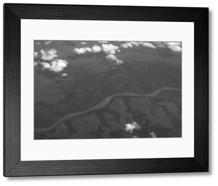 Framed Print : CONGO, Democratic Republic of the. River across Framed Print : CONGO, Democratic Republic of the. River across