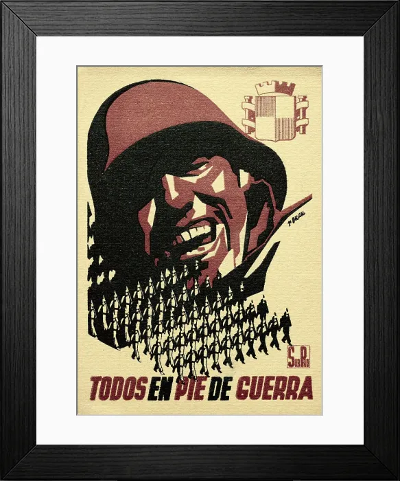 Framed Print : Todos en Pie de Guerra (Everybody in the fight) Framed Print : Todos en Pie de Guerra (Everybody in the fight)