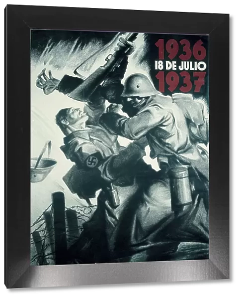 Spanish civil war. 1936 18 de julio 1937. Propaganda