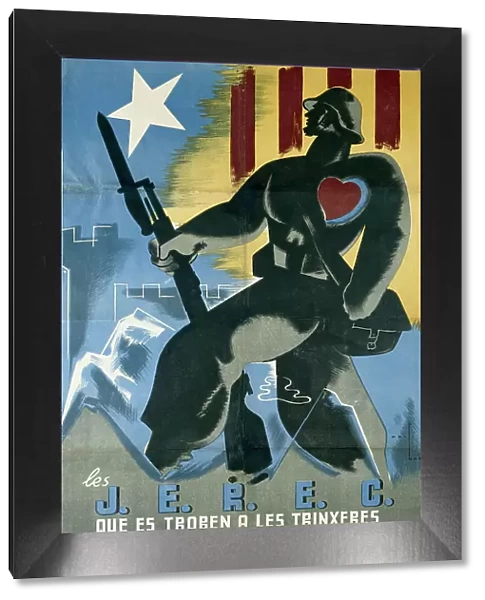 Spanish Civil War. Les J. E. R. E. C. que es troben