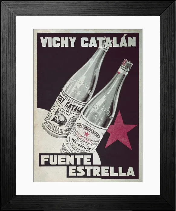 Framed Print : Spanish Civil War. Advertising poster from Framed Print : Spanish Civil War. Advertising poster from