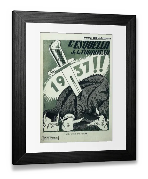 Framed Print : Spanish Civil War. 1937!! L'any del triomf